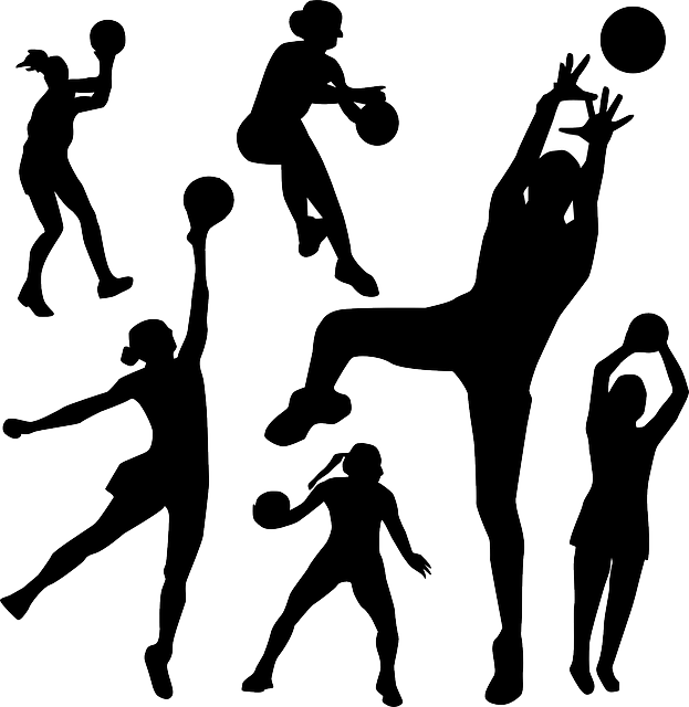 People bouncing balls